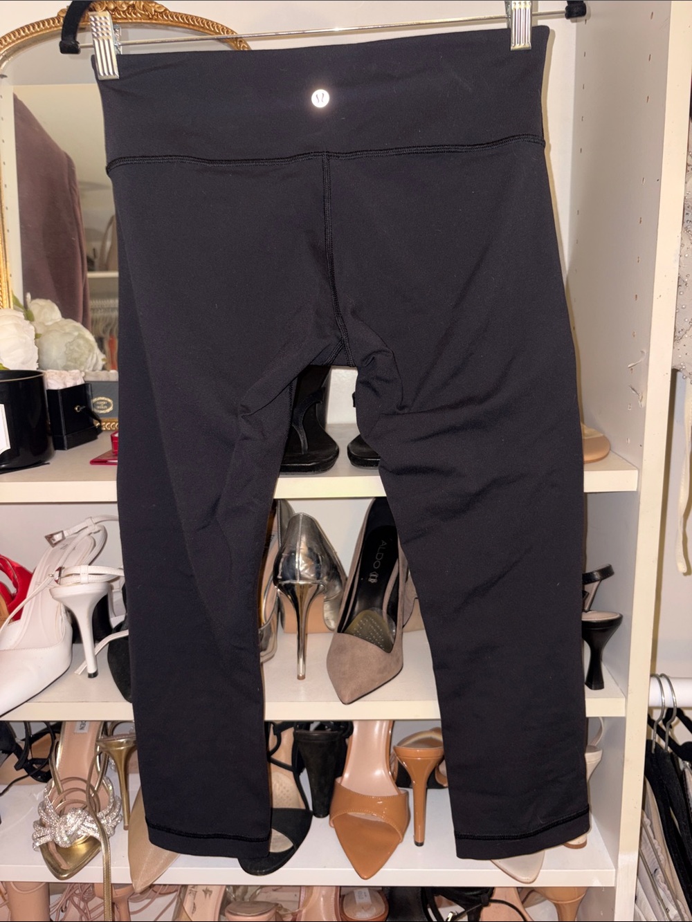 lululemon athletica Black Capri Leggings
